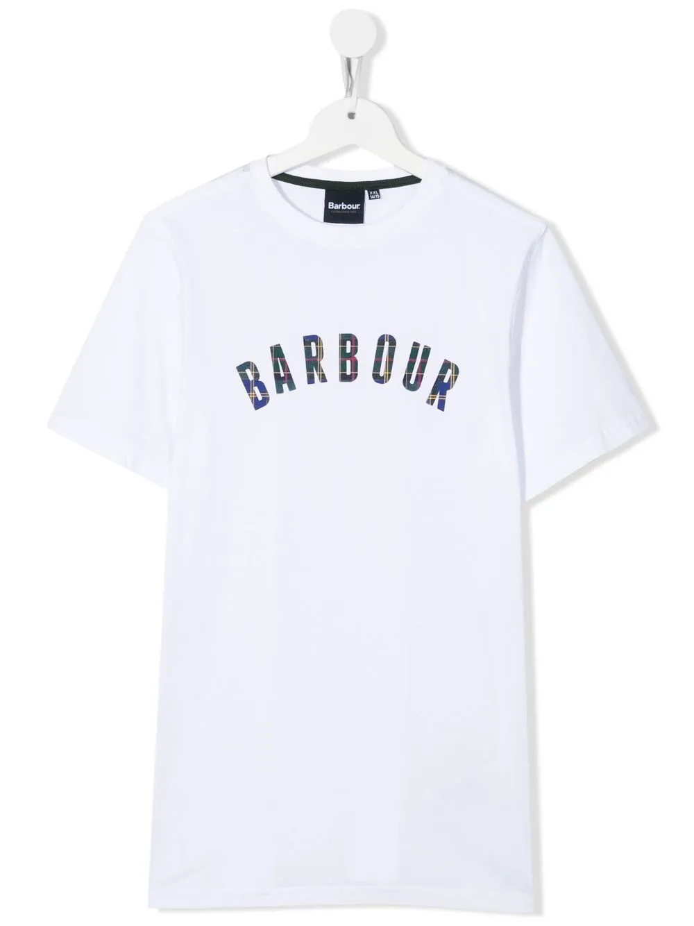 

Barbour Kids playera con logo estampado - Blanco