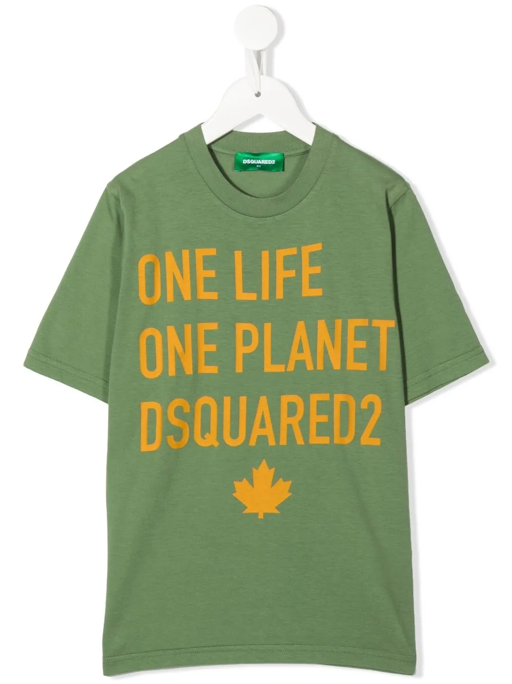 

Dsquared2 Kids TEEN One Life One Planet T-shirt - Green