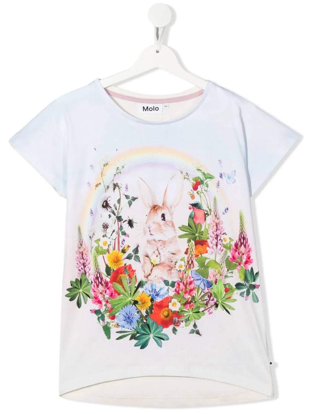 MOLO TEEN BUNNY-PRINT T-SHIRT