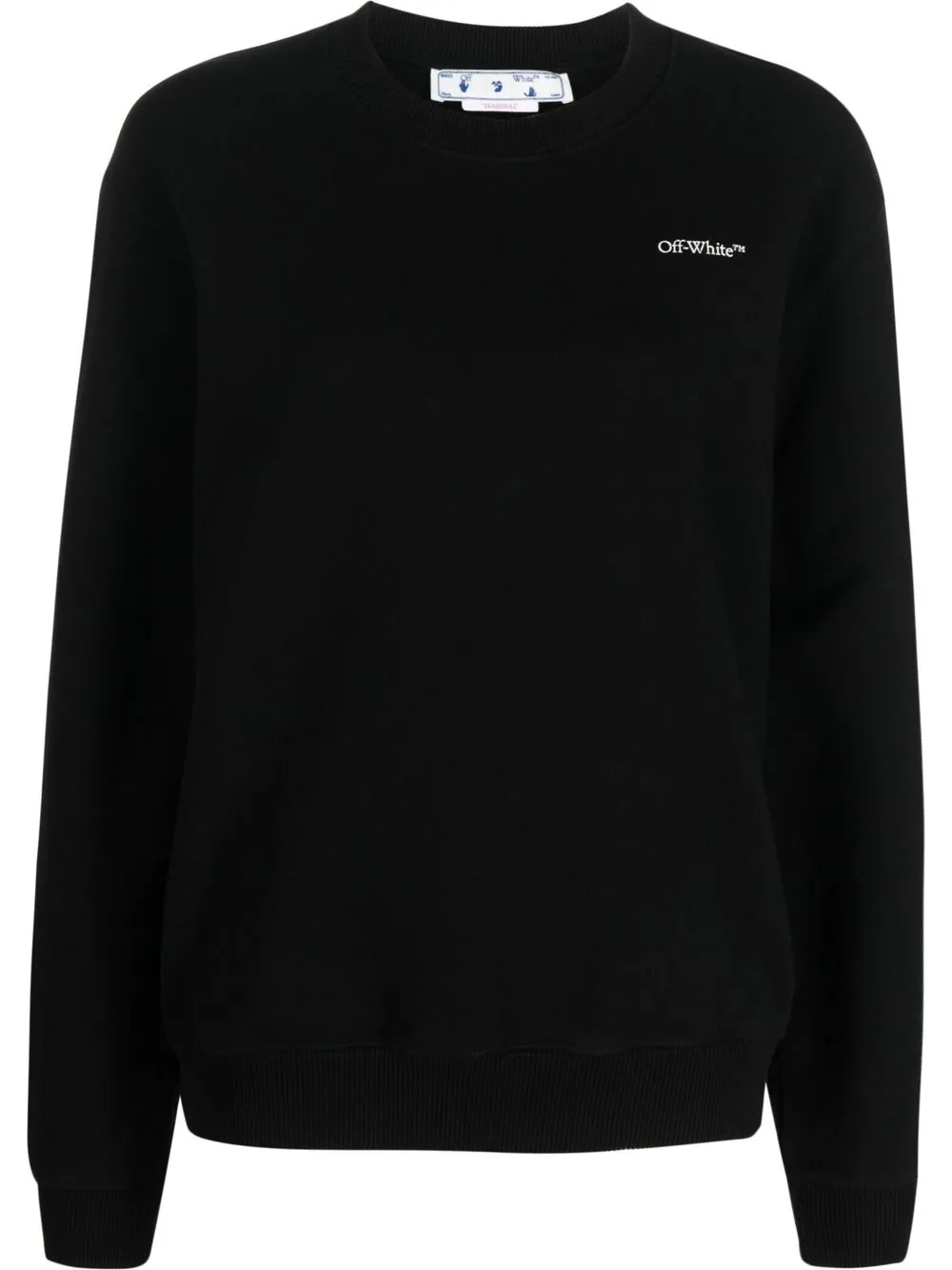 

Off-White sudadera con logo estampado - Negro