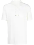 Maison Margiela collarless polo shirt - White