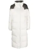 Yves Salomon two-tone reversible padded jacket - Grey