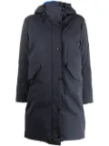 Yves Salomon iconic reversible down parka - Blue