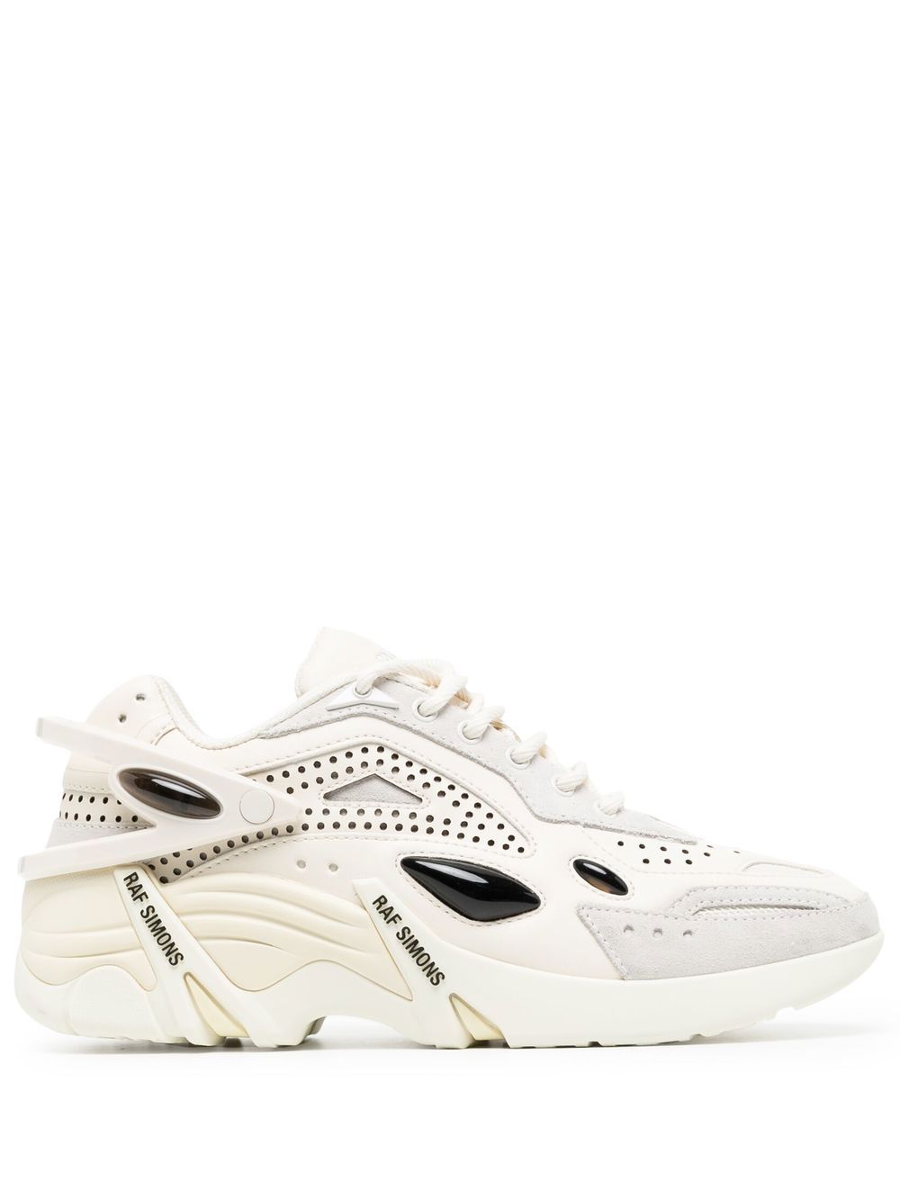 Shop Raf Simons Cylon-21 Low-top Sneakers In Neutrals