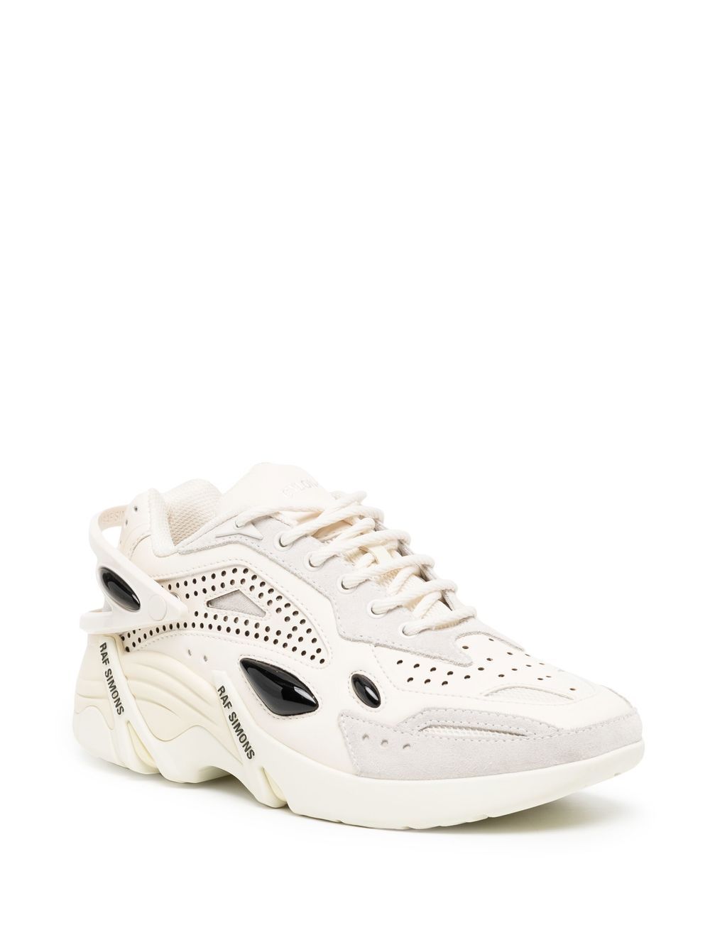 Shop Raf Simons Cylon-21 Low-top Sneakers In Neutrals