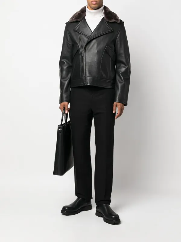 【関税込み】Yves Salomon ブラック フェザー ジャケット Yves Salomon フェザージャケット | ブラック | FARFETCH JP