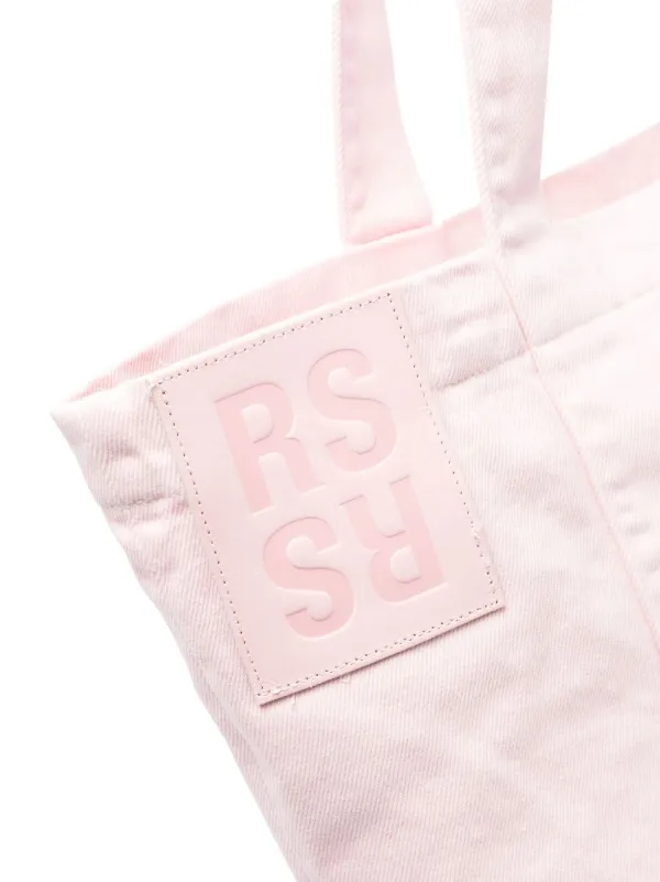 Raf Simons logo-patch Denim Tote Bag - Farfetch