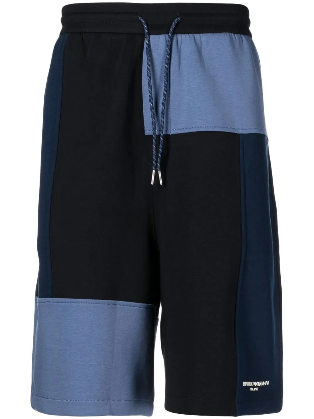 

Emporio Armani shorts con diseño color block - Azul