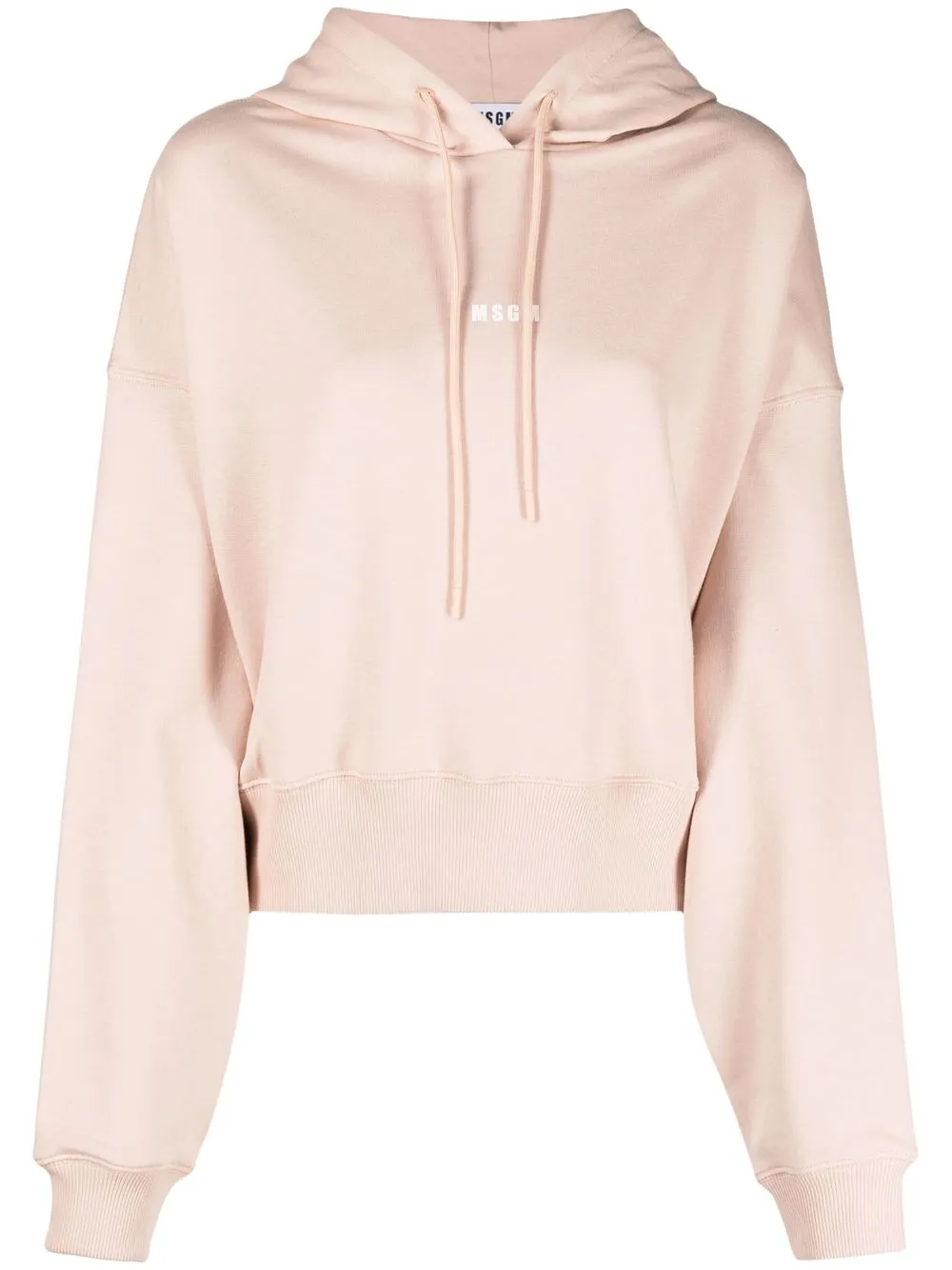 

MSGM logo-print hoodie - Pink