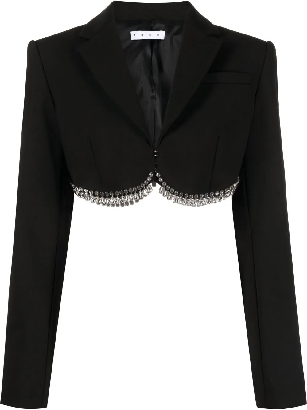 

AREA blazer con detalles de cristal - Negro