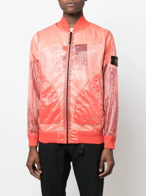 Stone Island logo-patch Bomber Jacket 