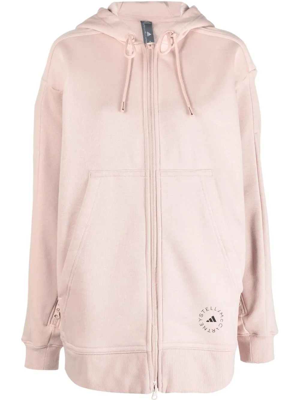 

adidas by Stella McCartney oversize zipped hoodie - Pink