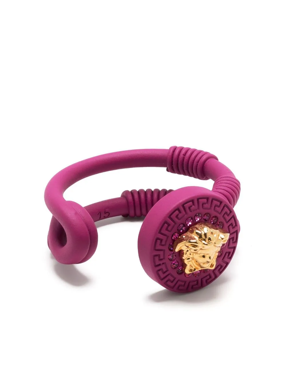 

Versace Medusa Head-detail ring - Pink