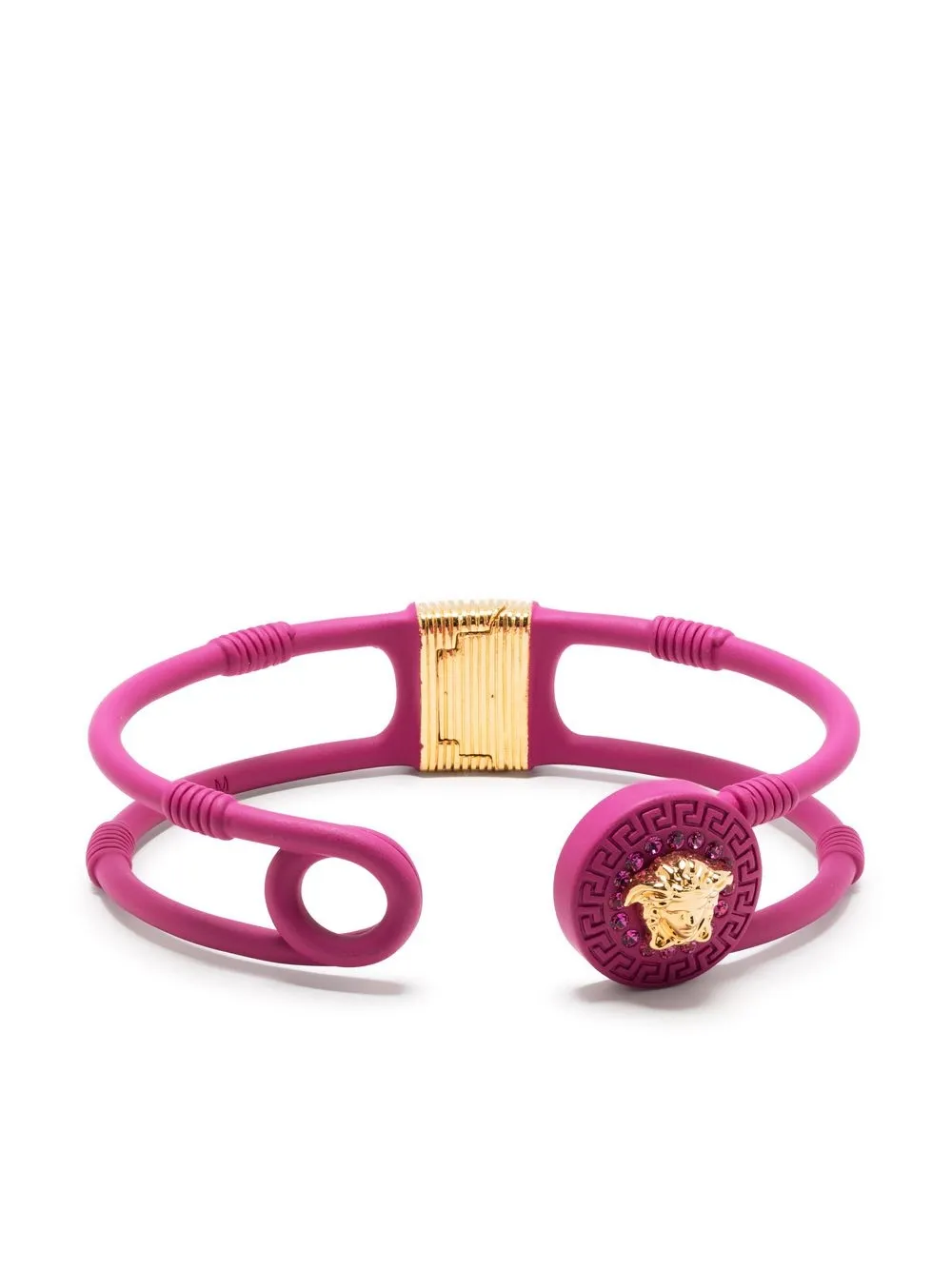 

Versace brazalete con motivo Medusa - Rosado