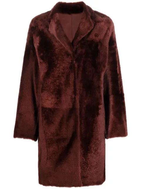 Yves Salomon oversized shearling coat
