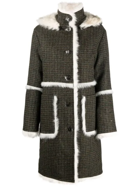 Yves Salomon shearling wool coat