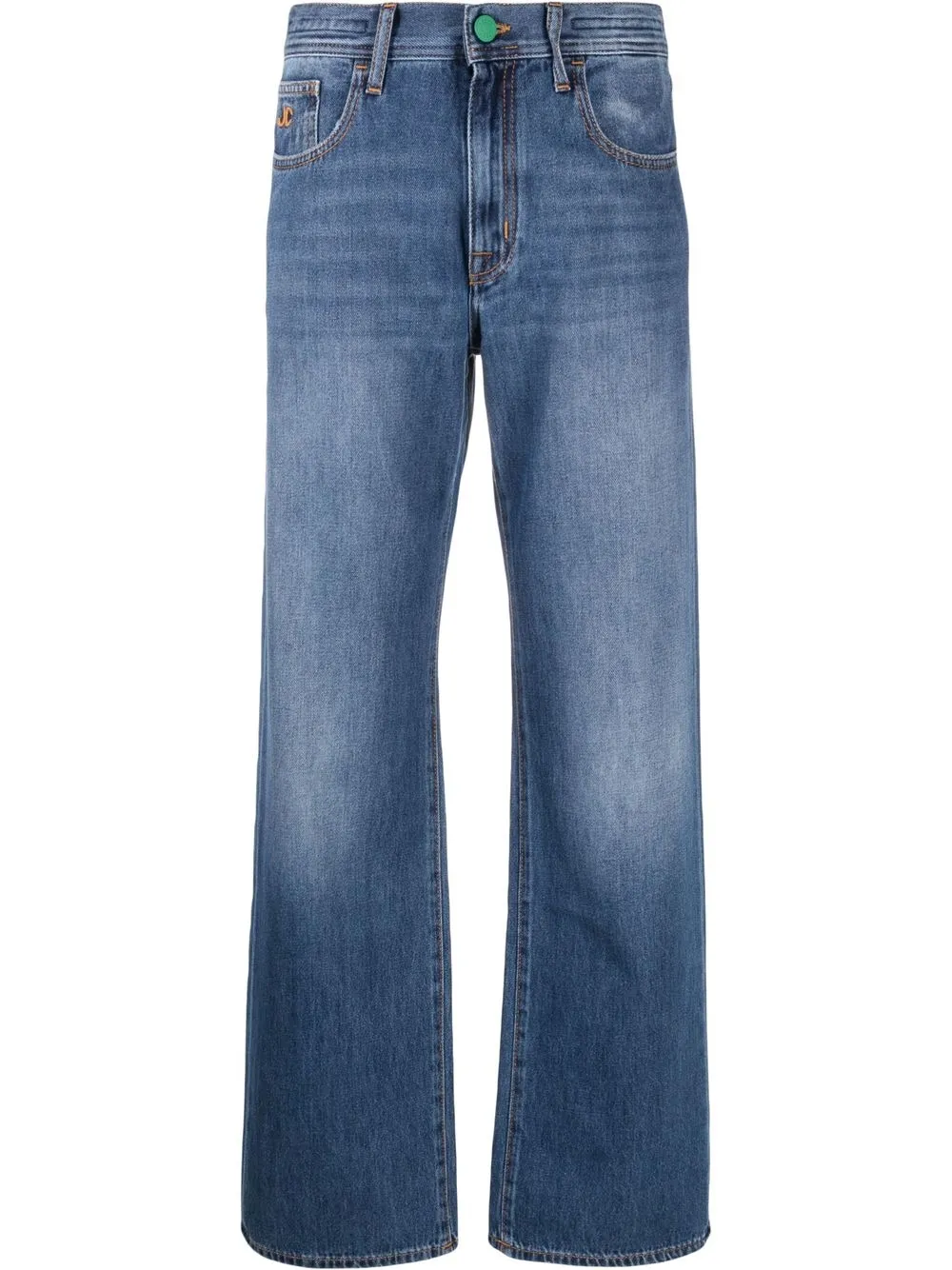 

Jacob Cohen jeans rectos con detalle de costuras - Azul