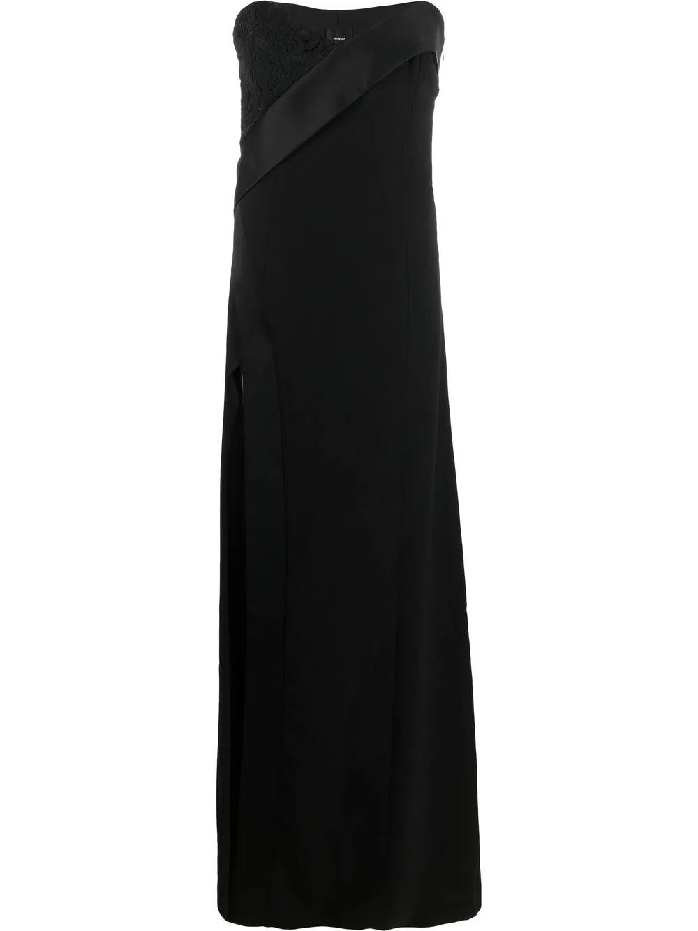 

PINKO sweetheart neck strapless gown - Black