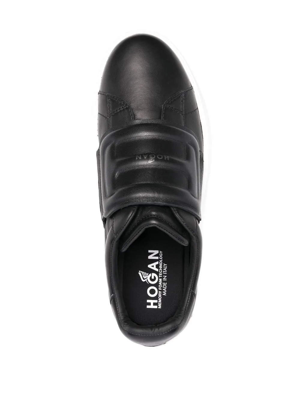Hogan Rebel Low-top Slip-on Sneakers In Black