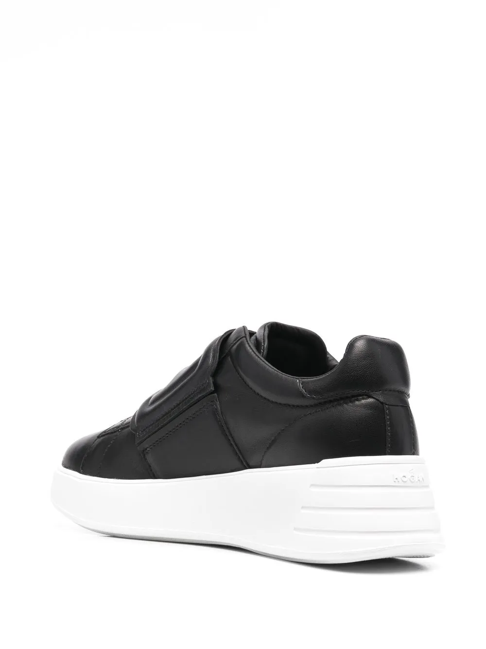 Hogan Rebel Low-top Slip-on Sneakers In Black
