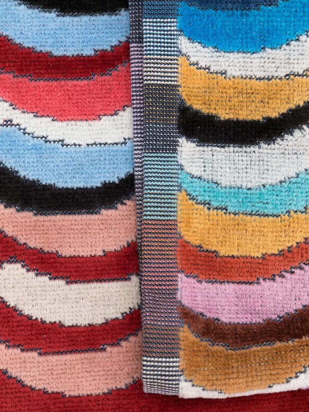 Missoni Home Strandlaken met logoprint - Rood