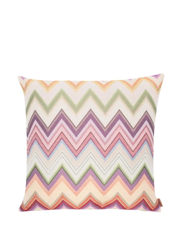 Missoni  クッション Missoni Home zigzag-pattern Cushion | Neutrals | FARFETCH