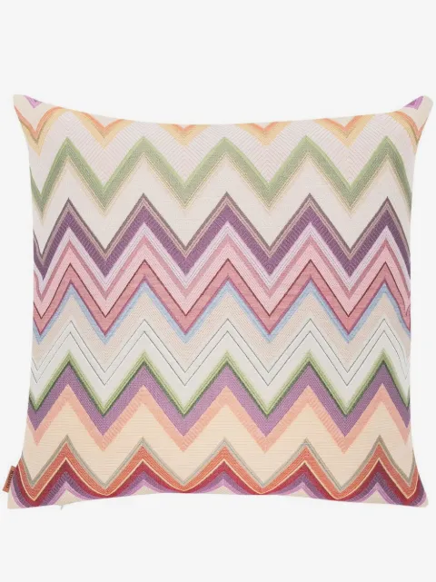 Missoni Home cojín con motivo en zigzag