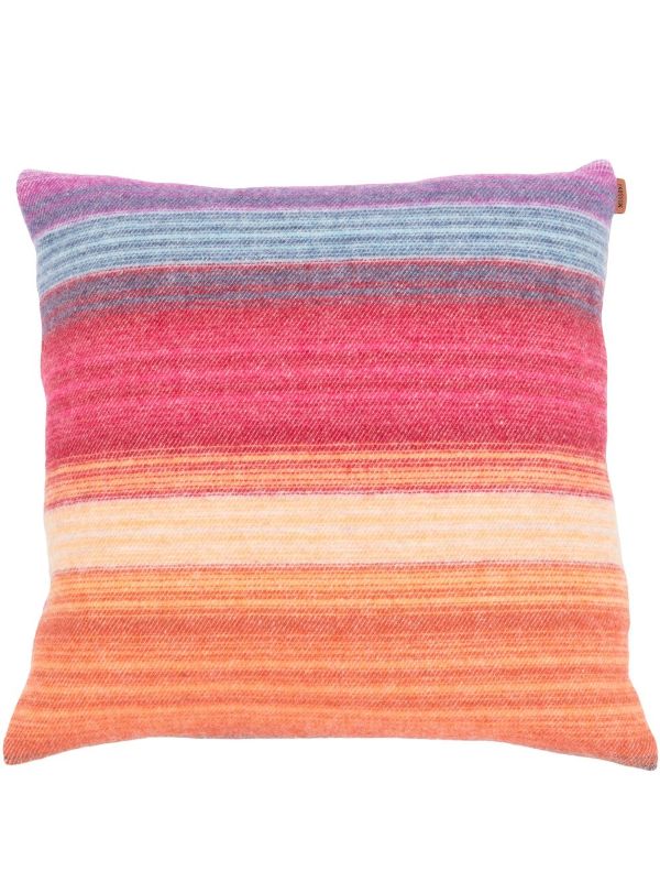 Pink store feather cushion