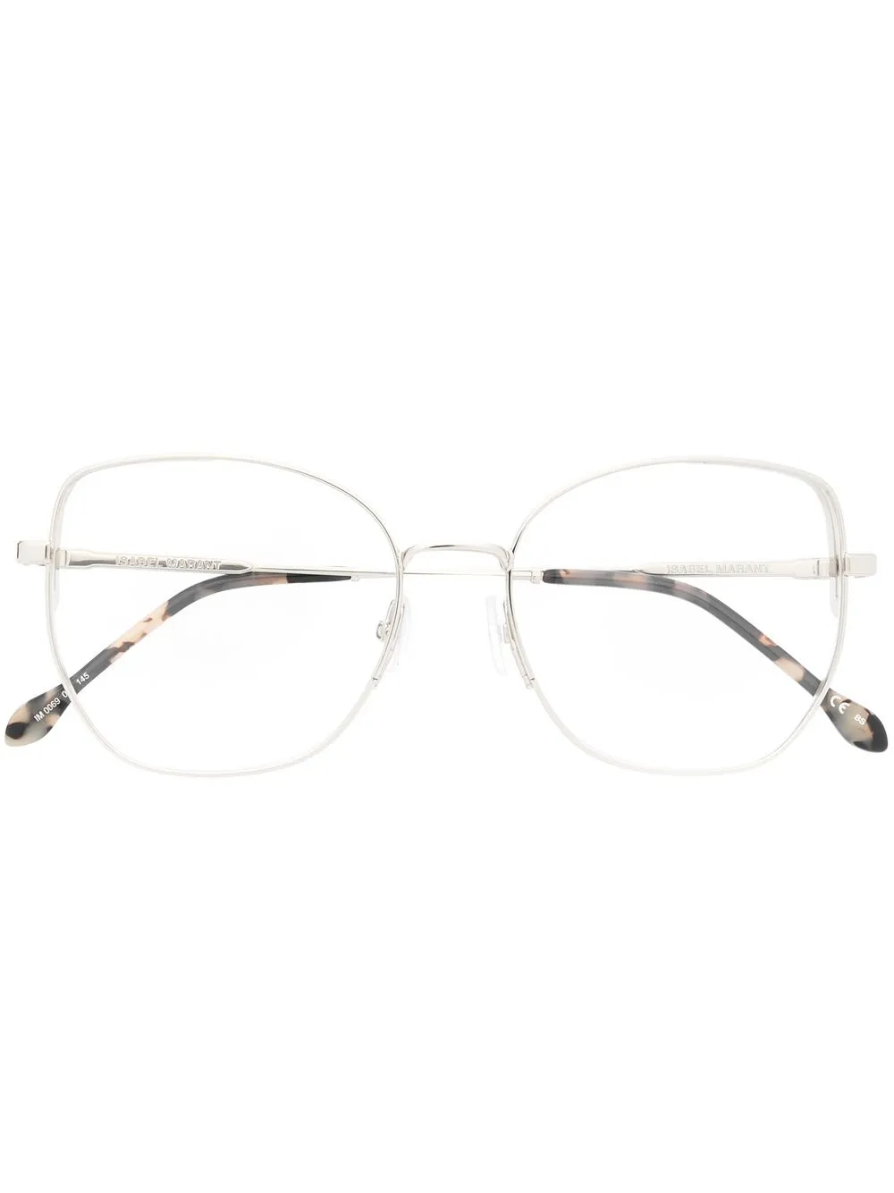 

Isabel Marant Eyewear lentes con armazón oversize y logo grabado - Plateado