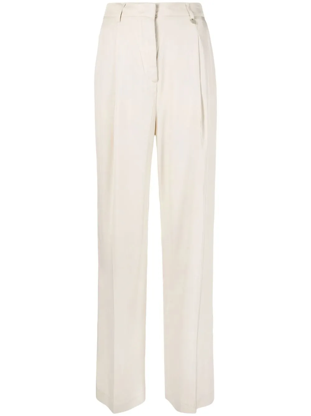 

LIU JO pleated straight trousers - Neutrals