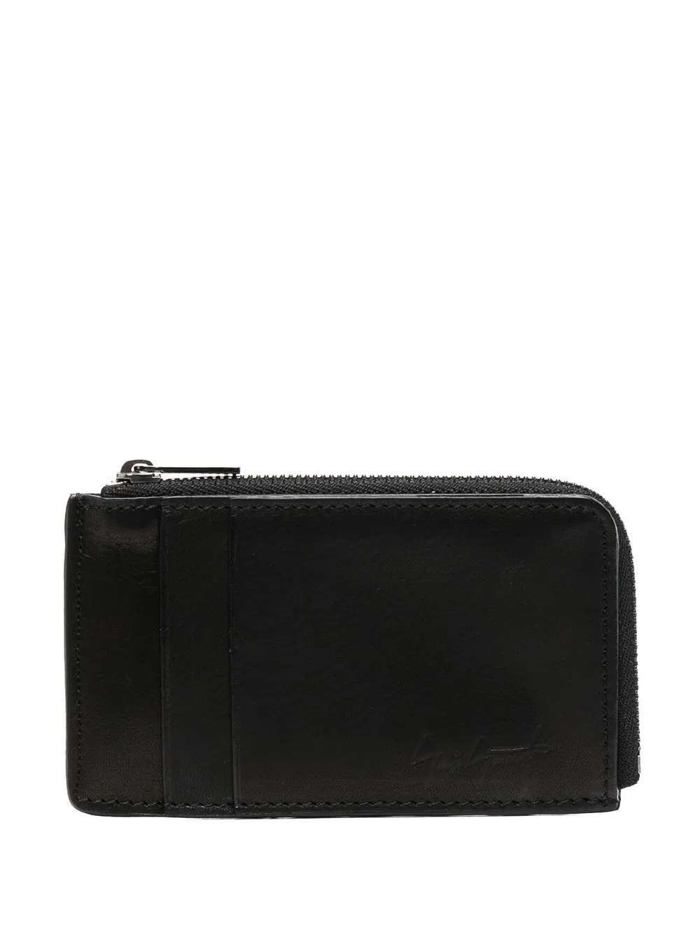 

Discord Yohji Yamamoto small zip-around wallet - Black