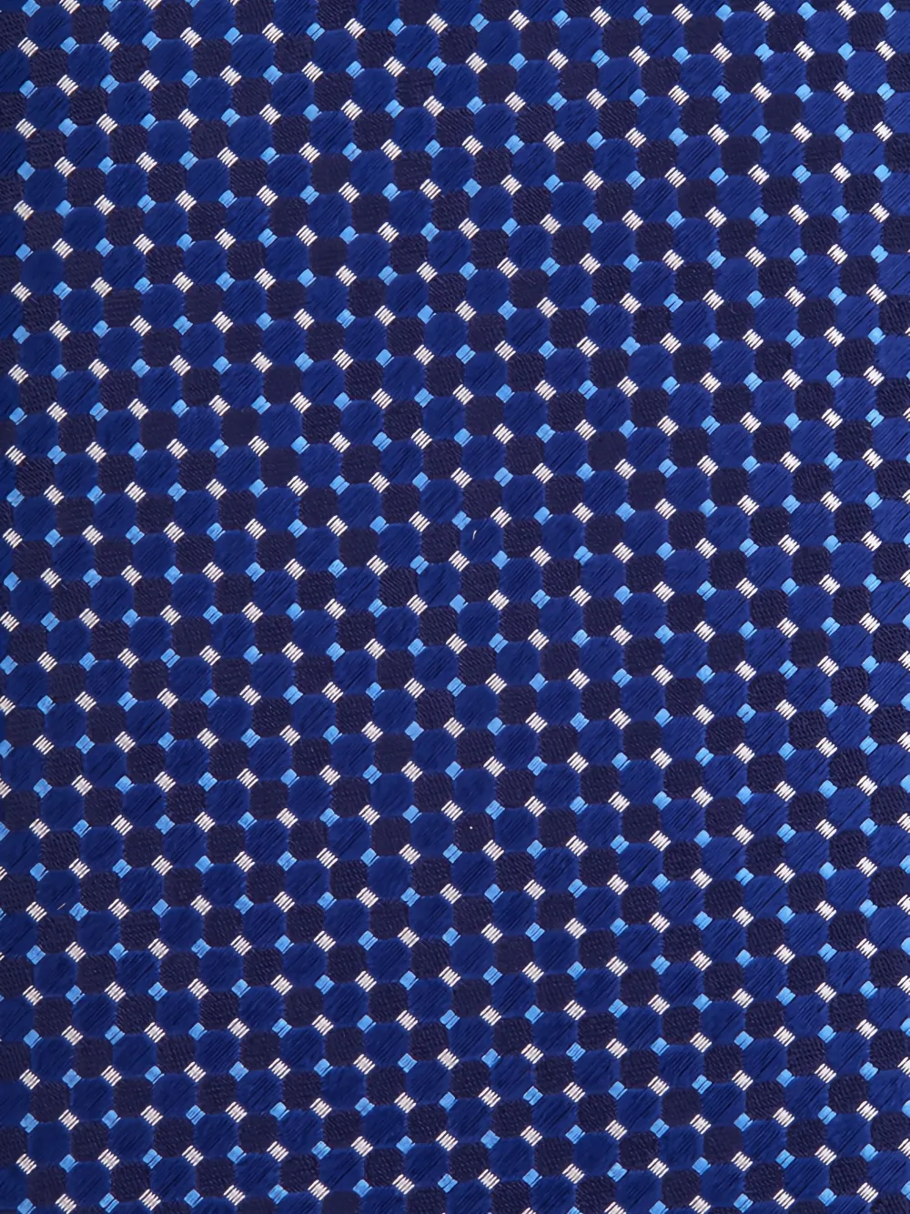 Eton patterned-jacquard tie - Blauw