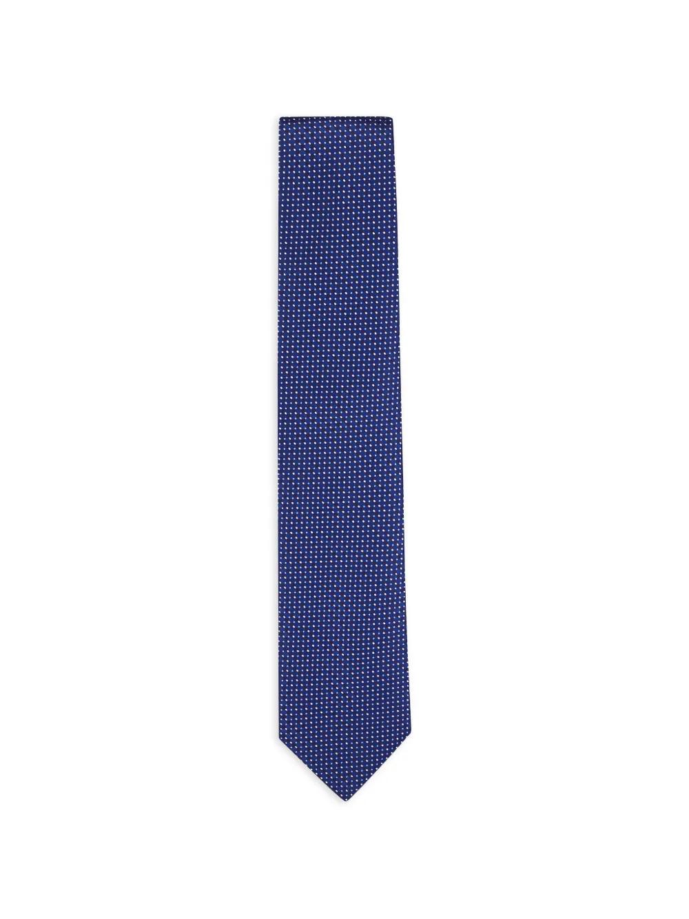 Eton patterned-jacquard tie - Blu