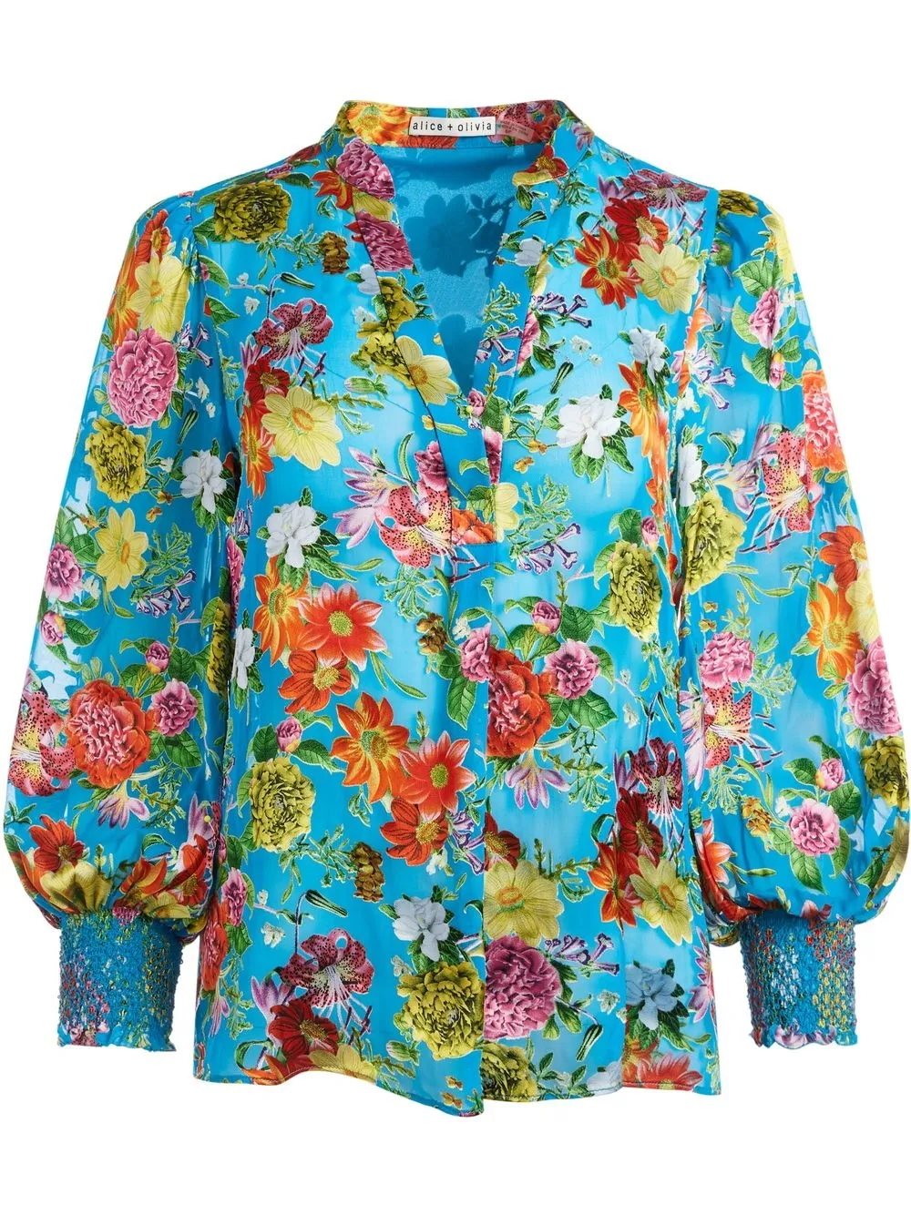 

Alice+Olivia blusa con estampado floral - Azul