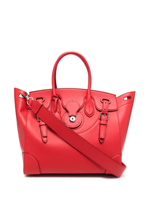 Ralph Lauren Collection buckle-fastening panelled tote bag