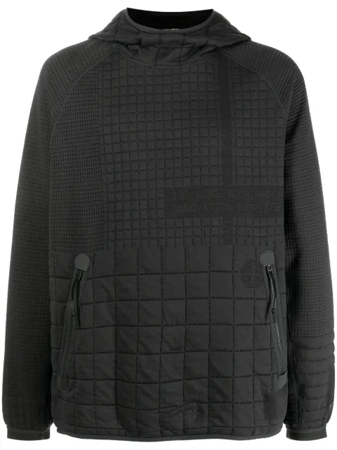 Nike quilted long-sleeve hoodie