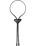 Prada Saffiano leather bolo tie - Black