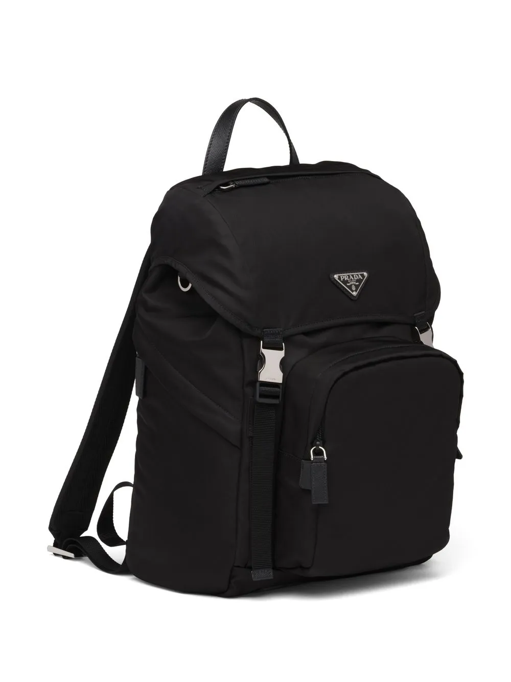 Prada Rugzak met trekkoord Zwart