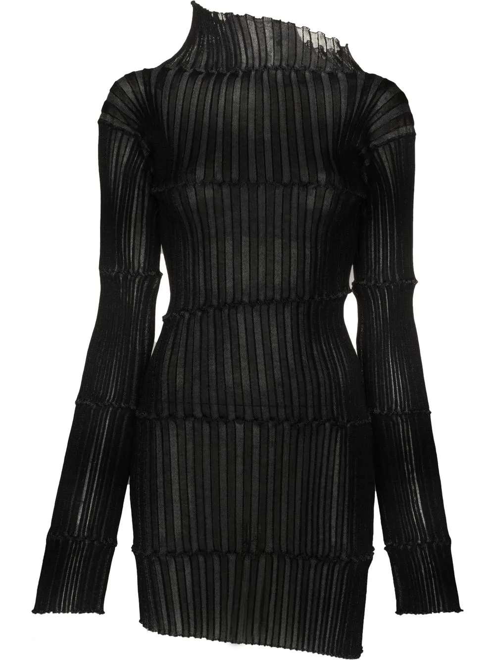 

A. ROEGE HOVE high neck knitteed dress - Black