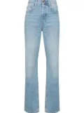 B SIDES mid-rise straight-leg jeans - Blue