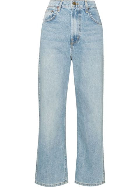 B SIDES cropped straight-leg jeans