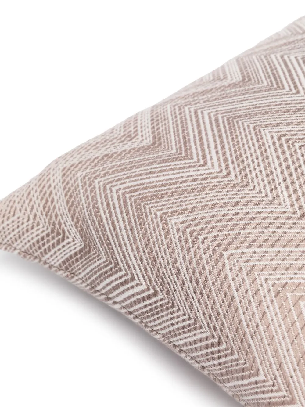  Missoni Home Zigzag-pattern Wool Cushion - Neutrals 