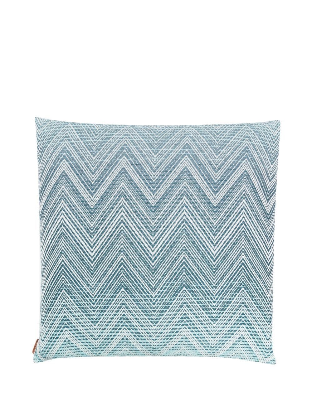 Image 2 of Missoni Home zigzag-pattern wool cushion
