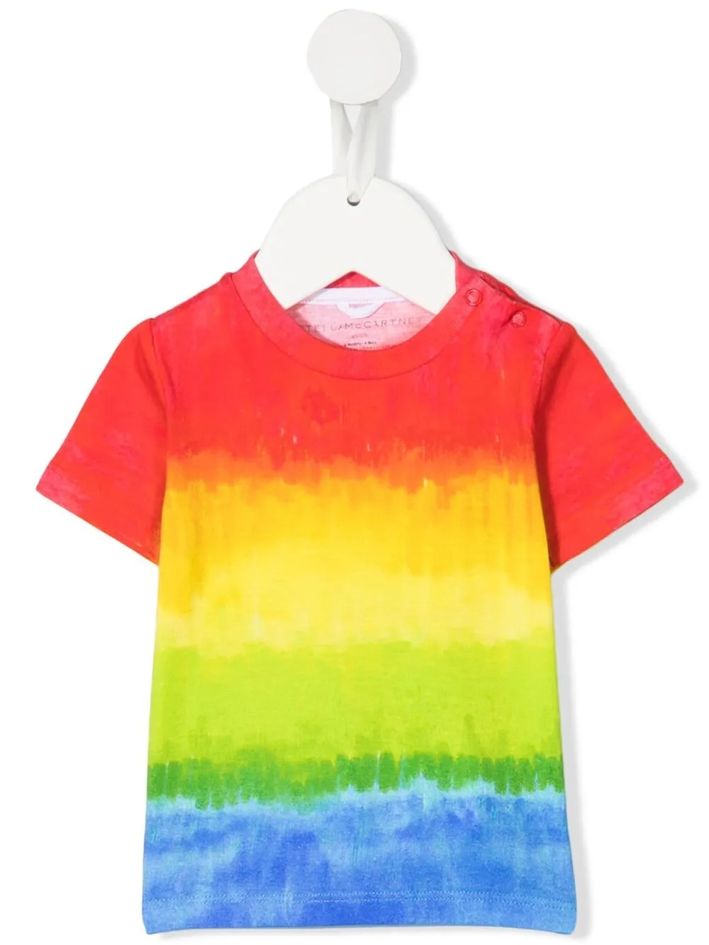 

Stella McCartney Kids playera con motivo tie-dye - Amarillo