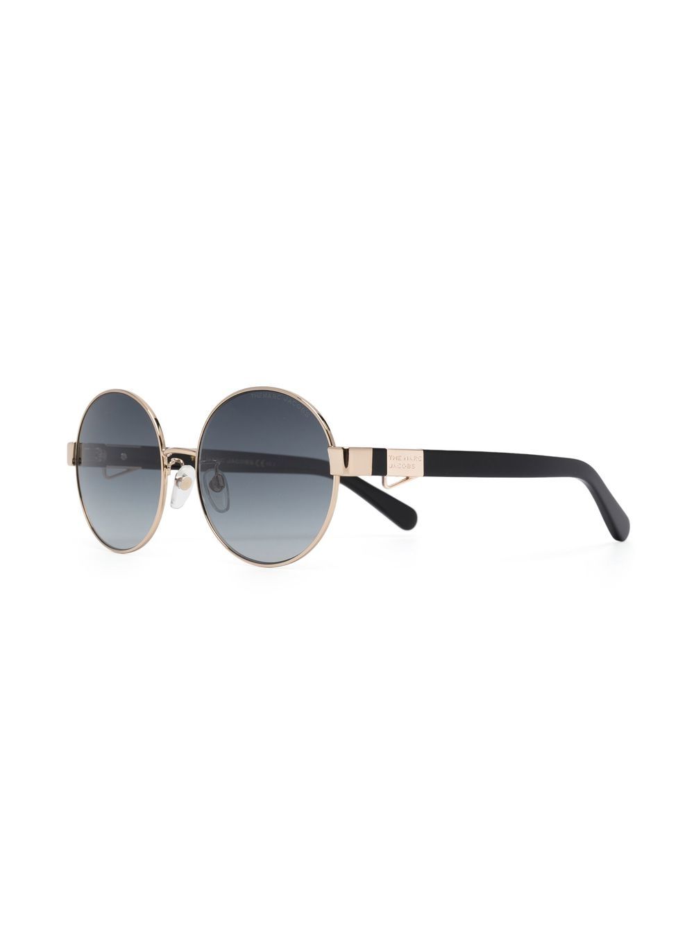 Marc Jacobs Eyewear Zonnebril met rond montuur - Goud