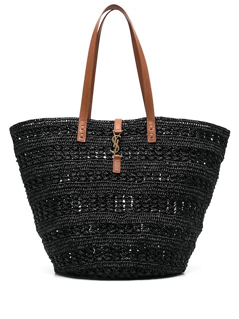 Saint Laurent YSL plaque tote bag