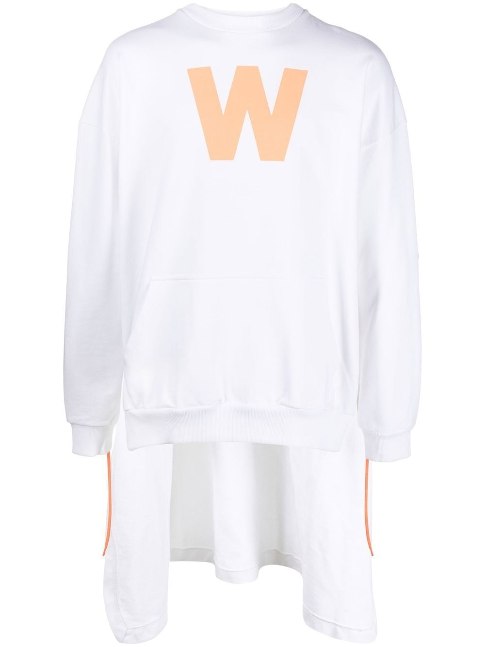 Shop Walter Van Beirendonck Logo-print Crew Neck Sweatshirt In Weiss