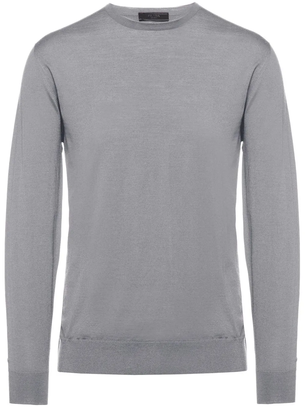 

Prada round-neck long-sleeve jumper - Grey