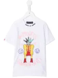 Vision Of Super Kids Baby Drawing-print T-shirt - White