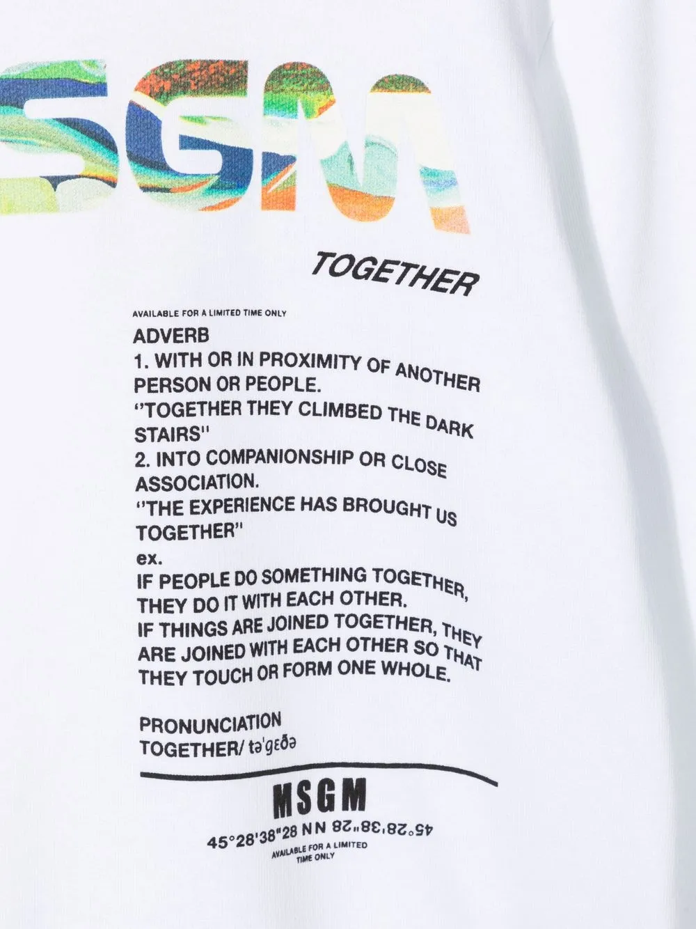 Msgm Logo-print Sweatshirt In Weiss